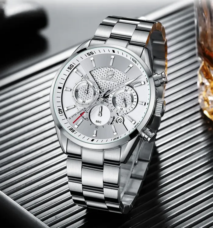 Чоловічий годинник Cheetah Mega Silver - зображення 3