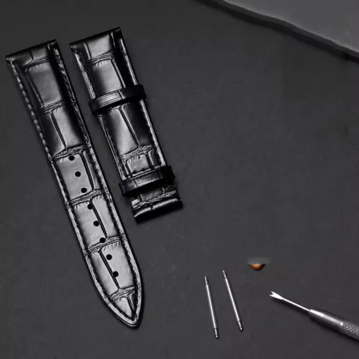 Ремінці Ремінець чорний DeLuxe кліпсовий розмір 20 - зображення 3