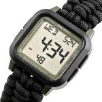 Чоловічий водостійкий спортивний тактичний годинник Skmei Chess Paracord, 2 ремінці