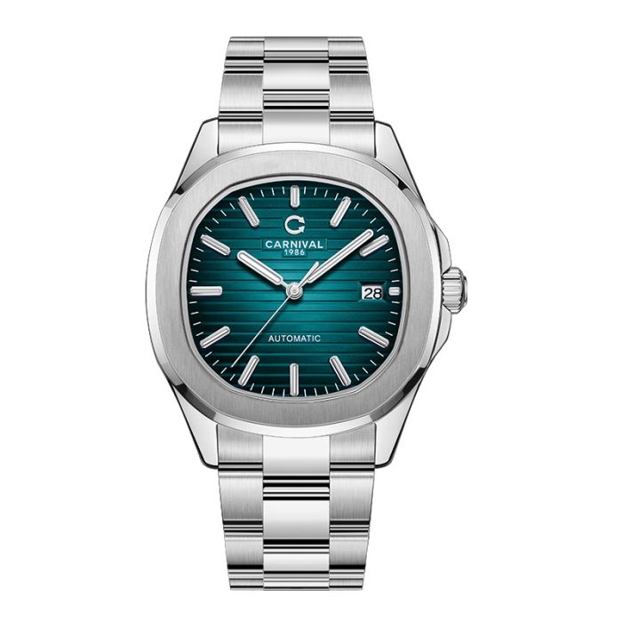 Чоловічий механічний водостійкий годинник Carnival Chronos - зображення 2