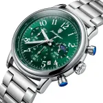 Чоловічий годинник Poedagar City Silver Metal