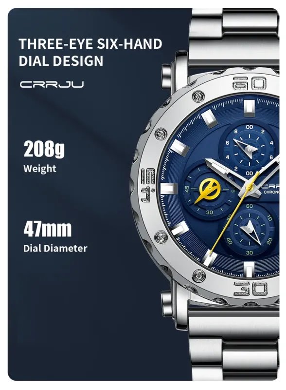 Чоловічий годинник Crrju Brutal - зображення 7