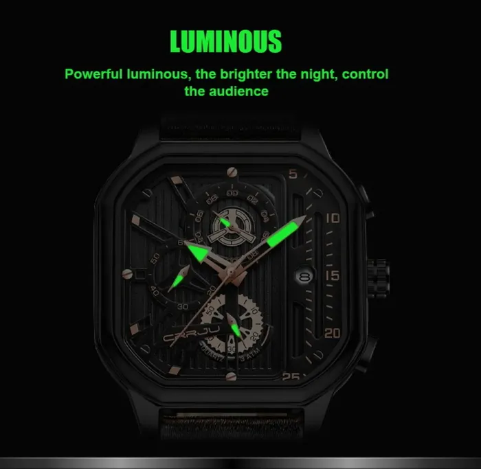 Чоловічий годинник Crrju Faust - зображення 8