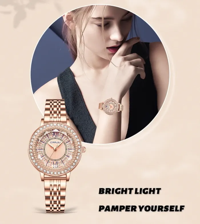 Жіночий годинник Crrju Miss - зображення 9