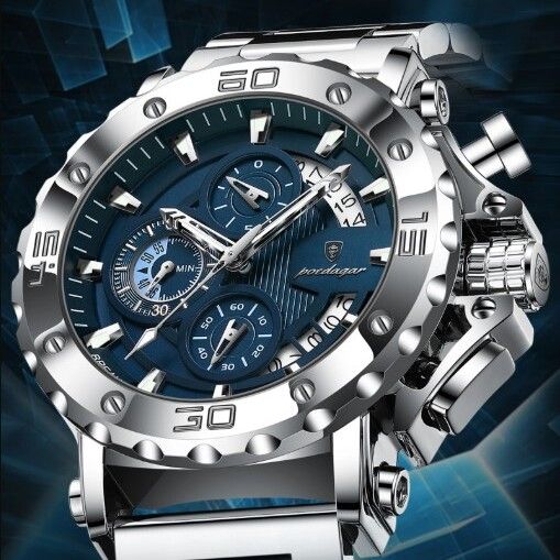 Чоловічий годинник Poedagar Crucial - изображение 7