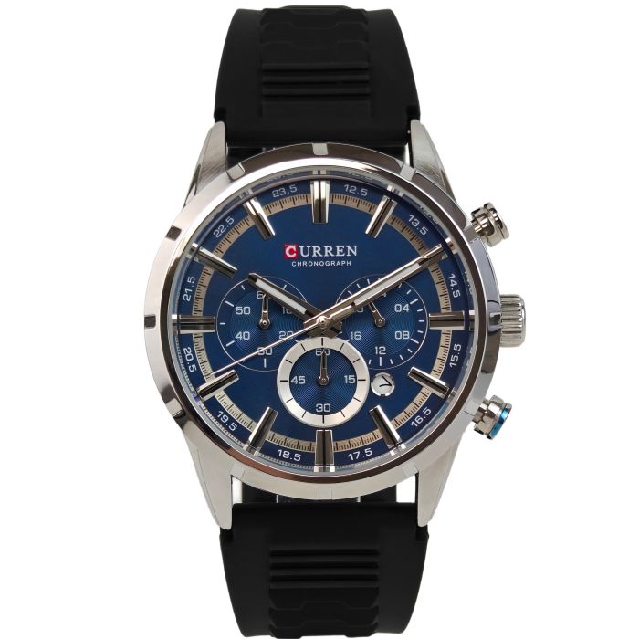 Чоловічий годинник Curren Flag Rubber Strap, 2 ремінці - зображення 2