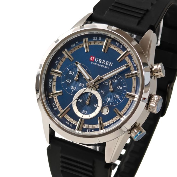 Чоловічий годинник Curren Flag Rubber Strap, 2 ремінці - зображення 3