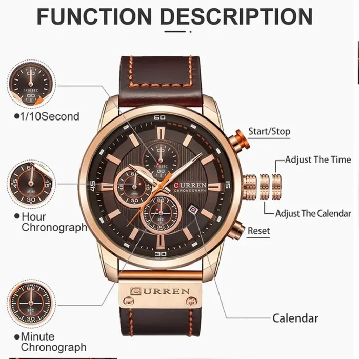 Чоловічий годинник Curren BigBoss - зображення 7