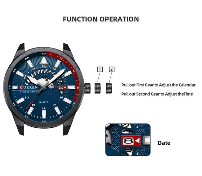 Чоловічі годинники Curren Effect - зображення 9
