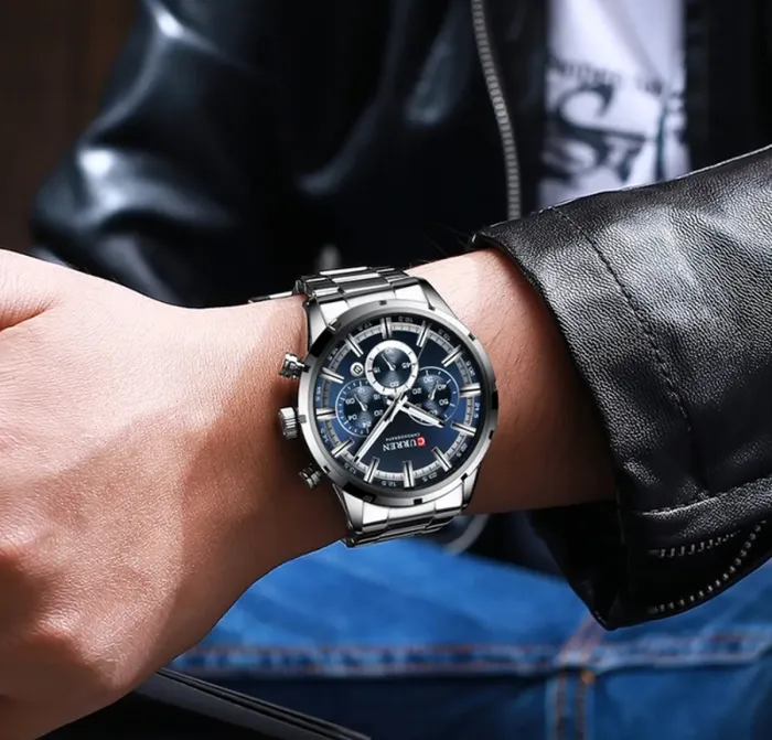 Чоловічі годинники Curren Flag - зображення 6