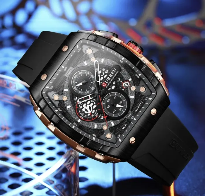 Чоловічий годинник Curren Jungle Black - зображення 4