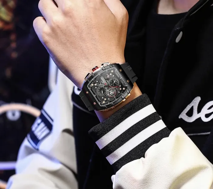 Чоловічий годинник Curren Jungle Black - зображення 5