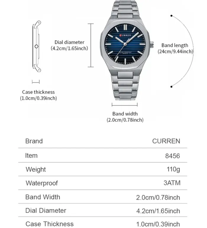 Чоловічий годинник Curren Lester - зображення 7