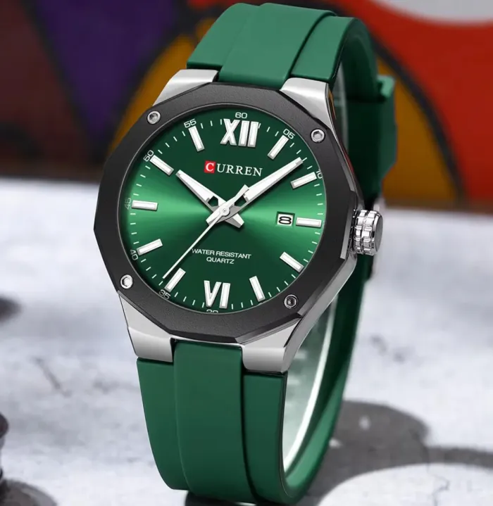 Чоловічий годинник Curren Original Green - зображення 3