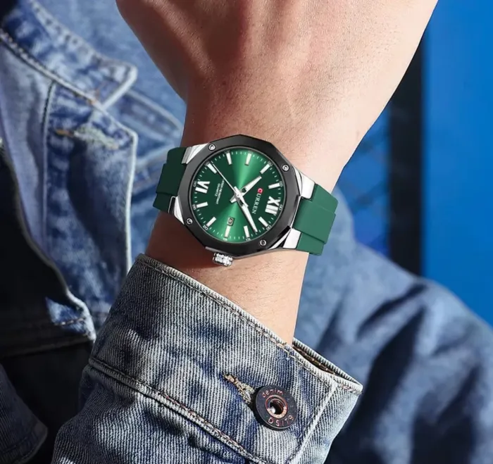 Чоловічий годинник Curren Original Green - зображення 4