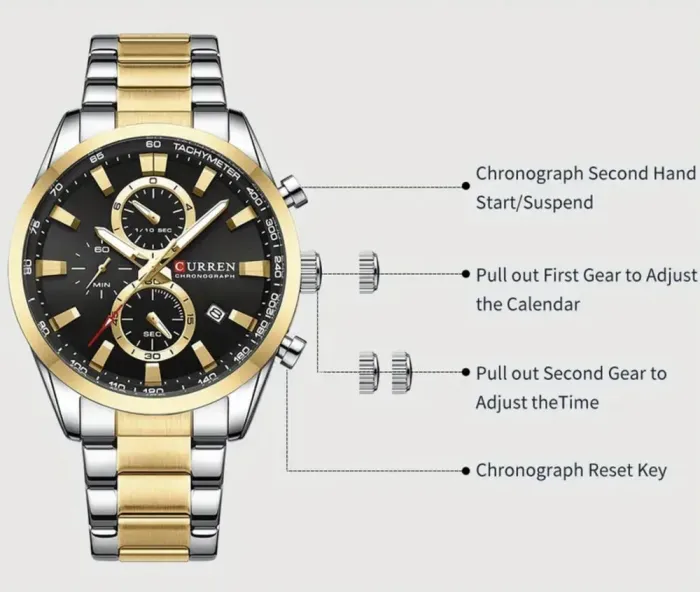 Чоловічий годинник Curren Terra - зображення 4