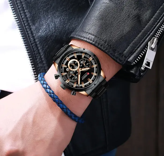 Чоловічий годинник Curren Wild Black - зображення 3