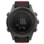 Чоловічий водостійкий спортивний тактичний з компасом годинник North Edge Desert Flex Red 5BAR з компасом