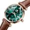 Жіночий годинник Olevs Diamond Leather Brown