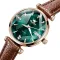 Жіночий годинник Olevs Diamond Leather Brown