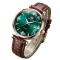 Жіночий годинник Olevs Diamond Leather Brown