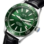 Чоловічий механічний годинник Carnival Diver Leather Deluxe 10 Bar