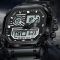 Чоловічий спортивний тактичний годинник Poedagar Dual Black