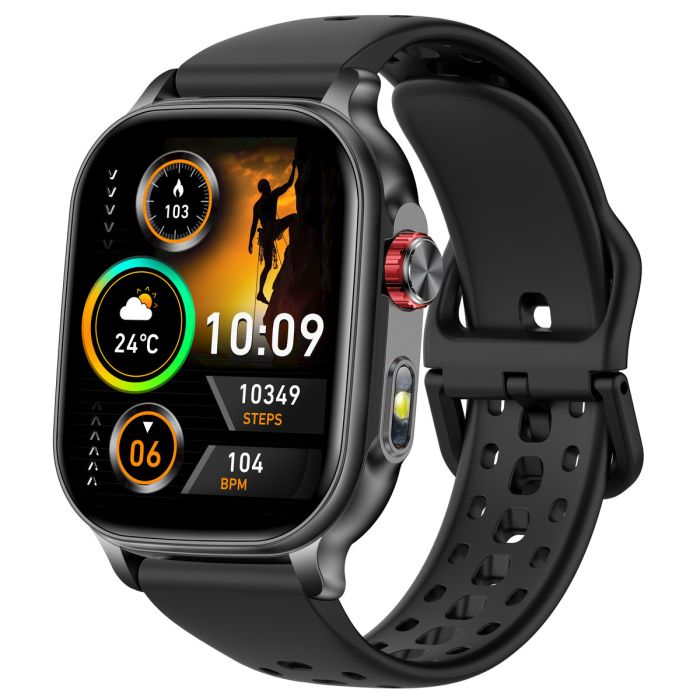 Розумний смарт годинник Smart Energy Rubber Black - зображення 1