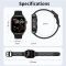 Розумний смарт годинник Smart Energy Rubber Black