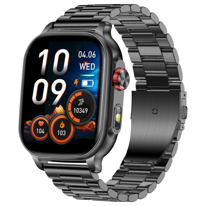 Розумний смарт годинник Smart Energy Steel Black - зображення 1