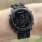 Чоловічий водостійкий спортивний тактичний годинник Naviforce Europe Black Paracord, 2 ремінці