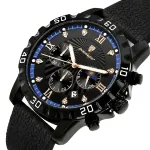 Чоловічий годинник Poedagar Extra Prestige Black, 2 ремінці