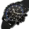 Чоловічий годинник Poedagar Extra Prestige Black, 2 ремінці