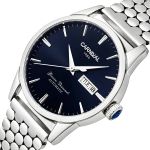 Чоловічий механічний годинник Carnival Flagman Silver Honey