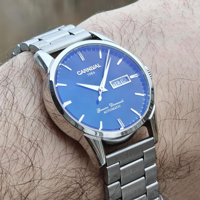 Чоловічий механічний годинник Carnival Flagman Supermetal, 2 ремінці - изображение 6
