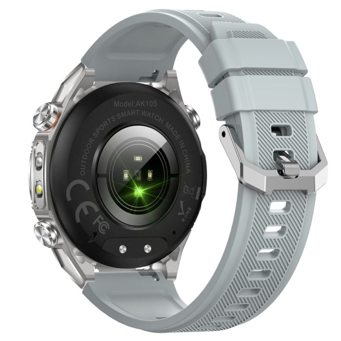 Розумний смарт годинник Smart Flash Rubber Silver - изображение 12
