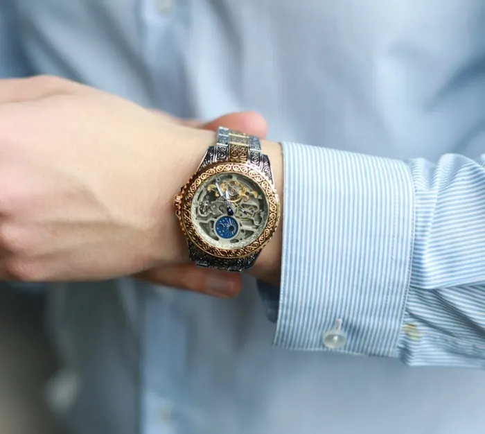 Чоловічий механічний годинник Forsining Dubai - зображення 11