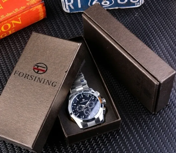 Чоловічі годинники Forsining Walker Steel - зображення 4