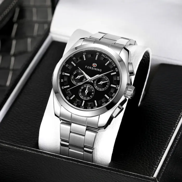 Чоловічі годинники Forsining Walker Steel - зображення 8