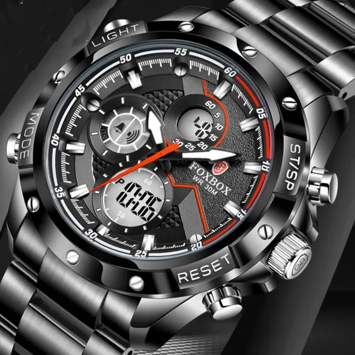 Чоловічий спортивний тактичний годинник FoxBox England - зображення 2