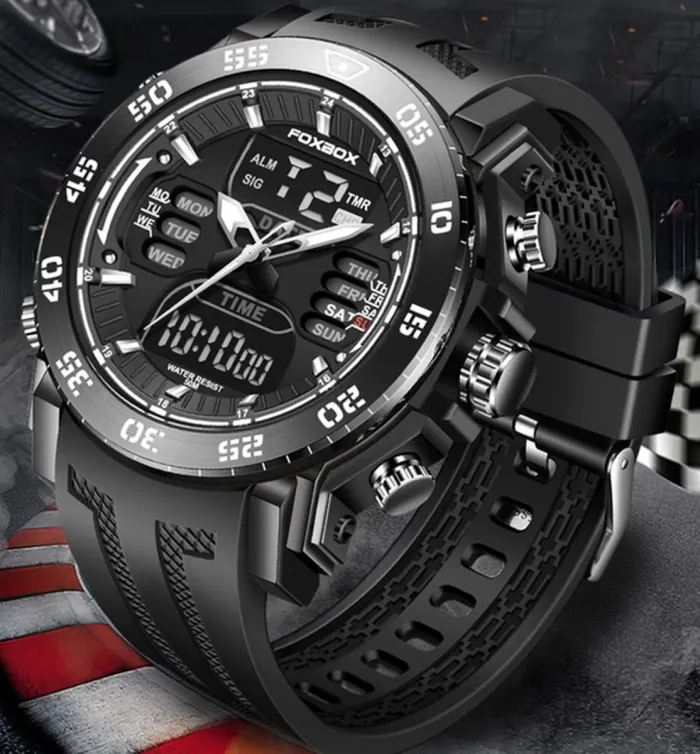 Чоловічий спортивний тактичний годинник Foxbox Great - зображення 3