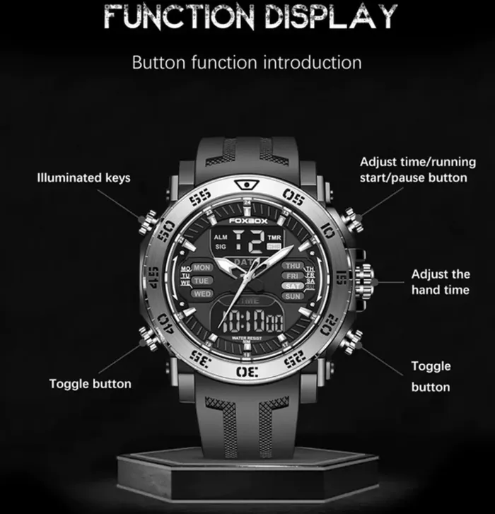 Чоловічий спортивний тактичний годинник Foxbox Great - зображення 8