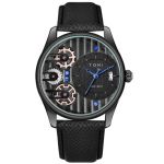 Чоловічий годинник Tomi Gear Black