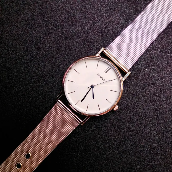 Жіночі годинники Geneva Steel Silver - зображення 7