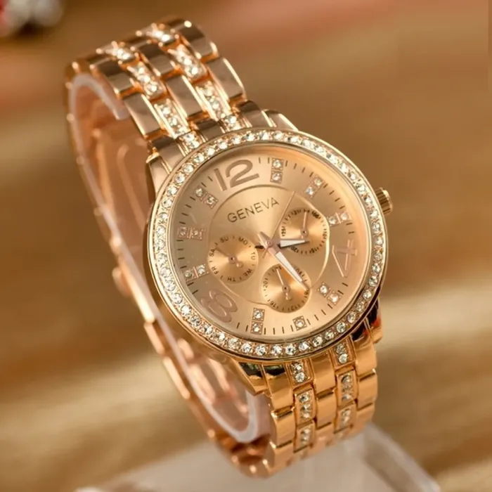 Жіночі годинники Geneva RoseGold - зображення 1