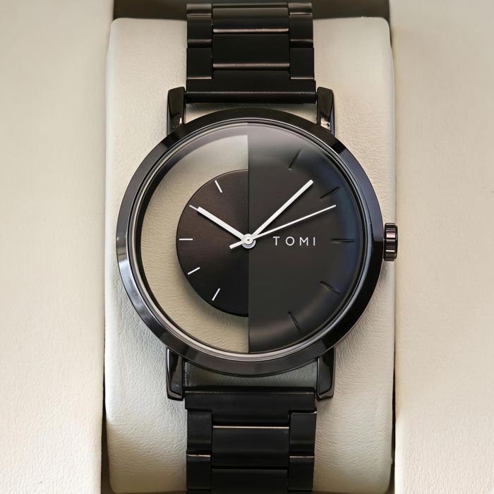 Чоловічий годинник Tomi Gentleman Steel Black - изображение 2