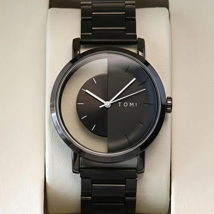 Чоловічий годинник Tomi Gentleman Steel Black - изображение 2