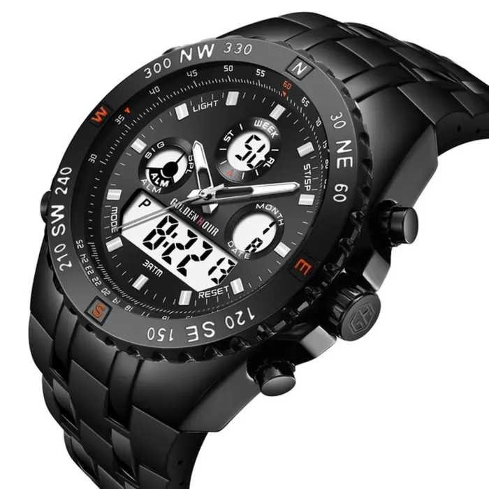 Чоловічий спортивний тактичний годинник GoldenHour Bridge - зображення 1