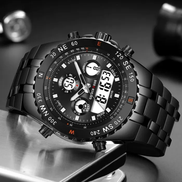 Чоловічий спортивний тактичний годинник GoldenHour Bridge - зображення 3