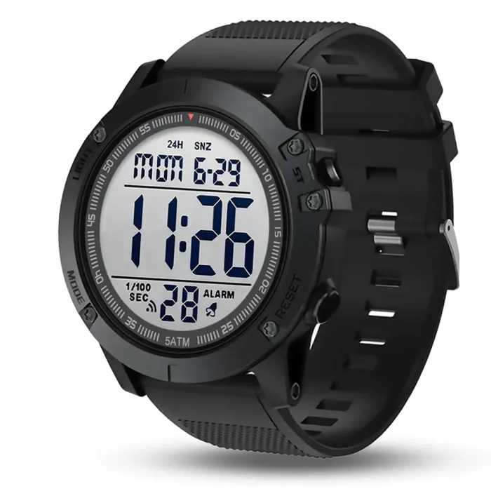 Чоловічий водостійкий спортивний тактичний годинник GoldenHour Fast - зображення 1